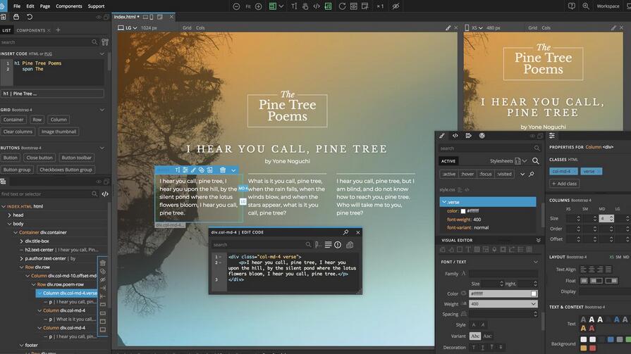 Pinegrow Web Editor Pro(web编辑器) v5.41免费版