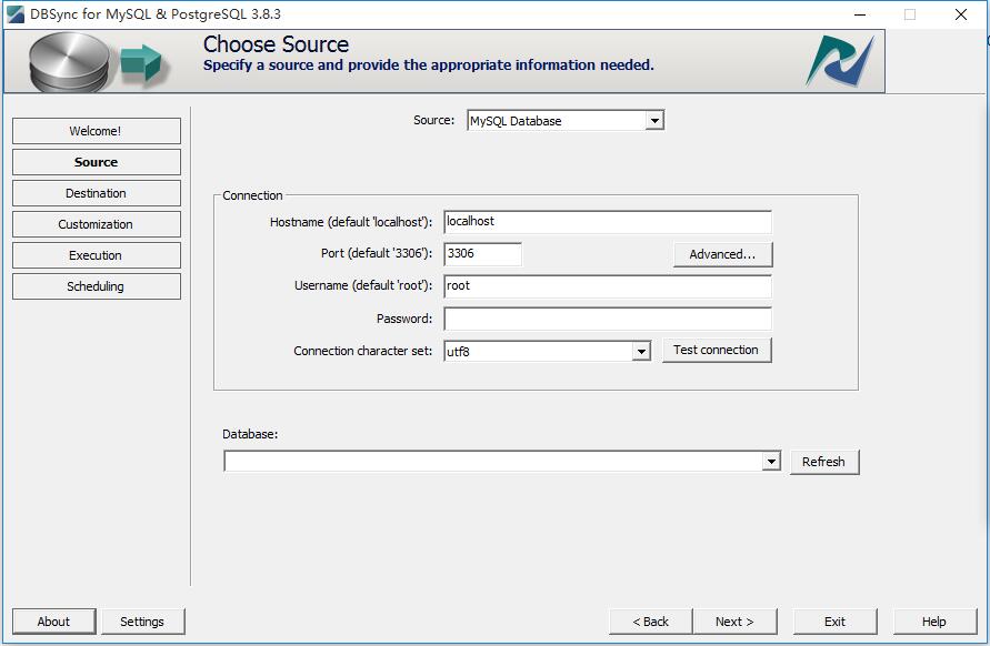 DBSync for MySQL & PostgreSQL(数据库双向迁移)V3.83 特别安装版(附激活教程)