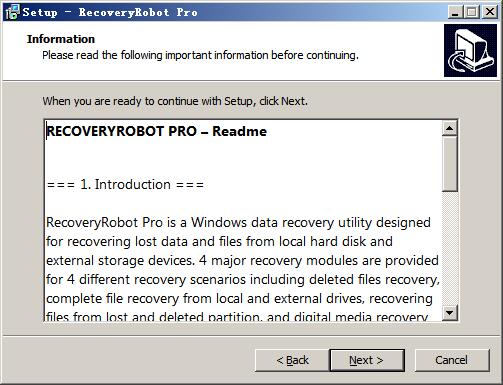 RecoveryRobot Pro(通用数据恢复软件) v1.1免费版