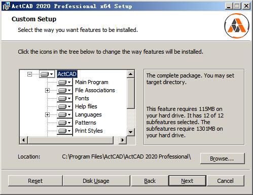 ActCAD Professional 2020(cad建模设计软件)免费版 附安装教程