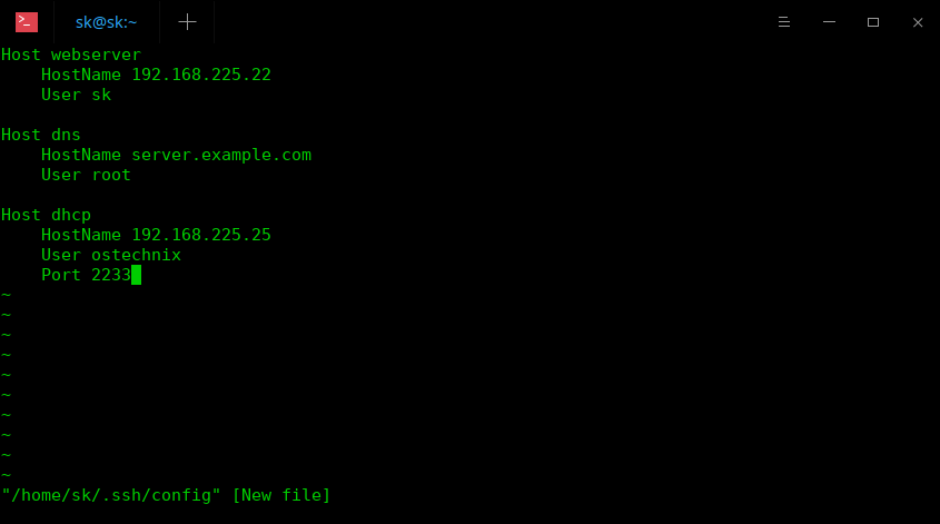 Linux系统中创建SSH服务器别名的两种方法”