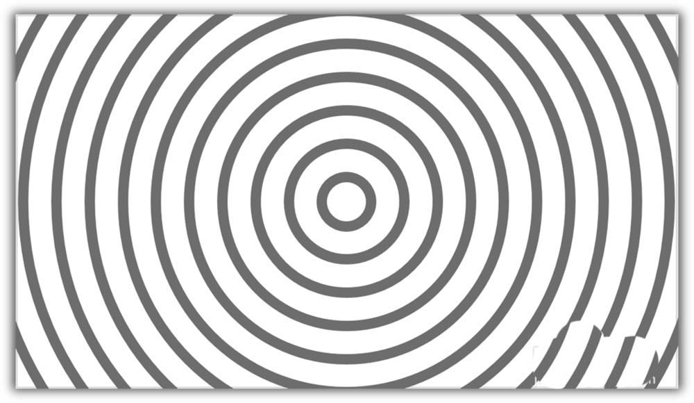 ppt怎么快速制作等距同心圆环背景图?