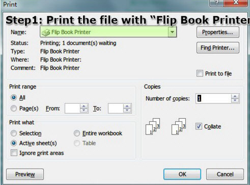 Boxoft Flipbook Printer