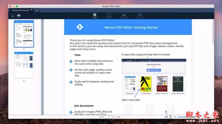 Movavi PDF Editor Mac版下载 Movavi PDF Editor for Mac(pdf编辑工具) V3.2.1 苹果电脑版