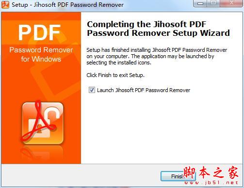 PDF密码清除工具下载 Jihosoft PDF Password Remover(PDF密码移除工具) v1.5 免费安装版(附安装教程)