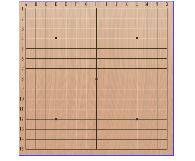自制五子棋棋盘图片