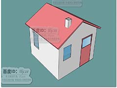 C4D怎么快速建模三维立体的简体风格小房屋?