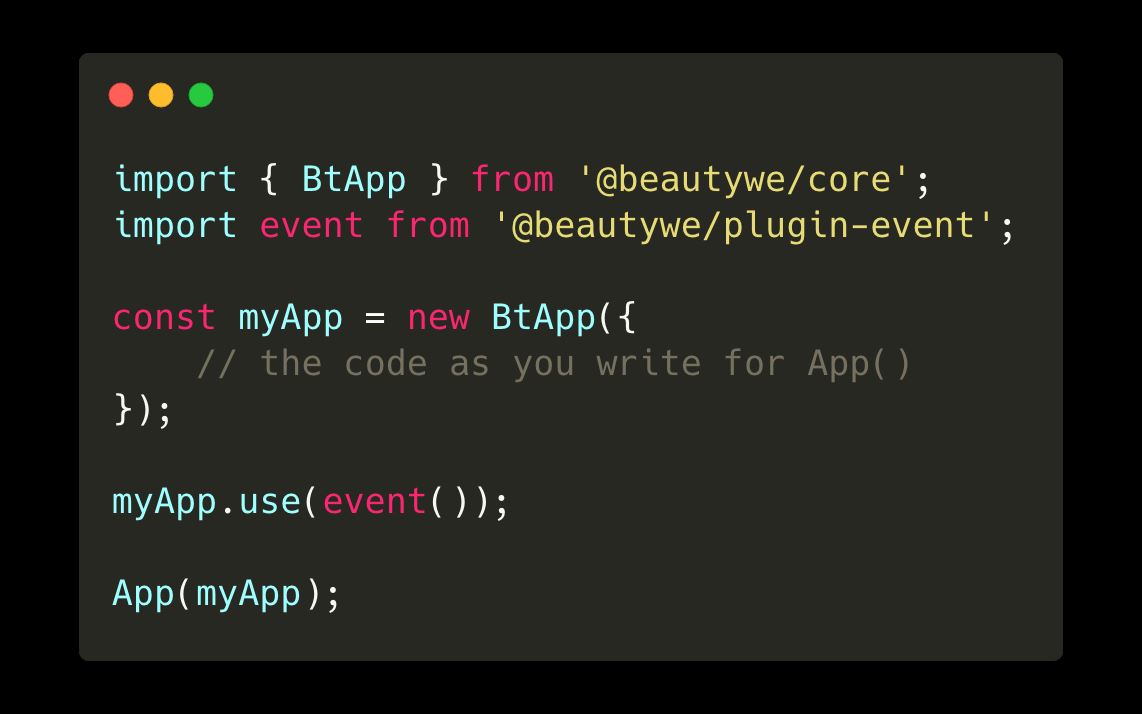 微信小程序的开发范式BeautyWe.js入门详解