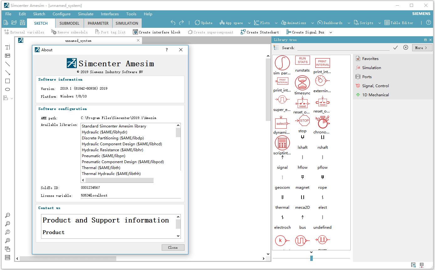 Siemens Simcenter Amesim 2019.1破解版