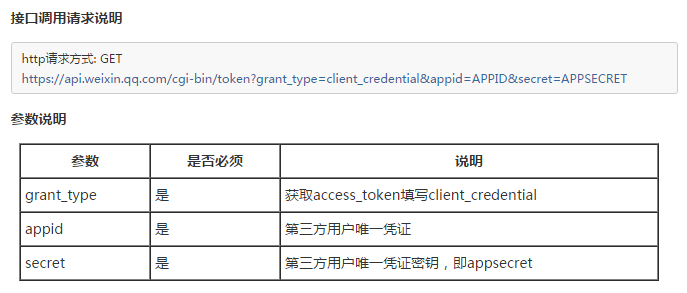 微信公众号平台接口开发 获取access