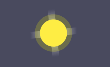 纯css写一个大太阳的天气图标的方法示例