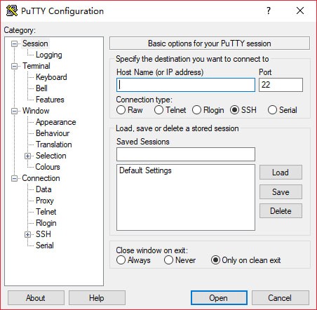 PuTTy v0.74 官方最新版  (免费的telnet和ssh客户端)