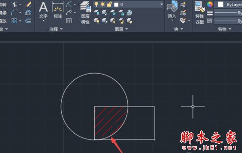 AutoCAD2020填充颜色