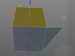 C4D怎么使用多边形画笔工具建模不规则模型?