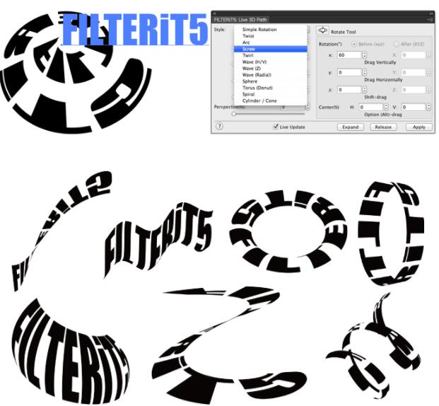 FILTERiT5破解汉化版下载 创意变形效果插件FILTERiT 5.4 for Illustrator CC-2020 中英文免费版 64位
