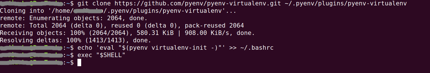 Ubuntu 18.04安装 pyenv、pyenv-virtualenv、virtualenv、Numpy、SciPy、Pillow、Matplotlib”
