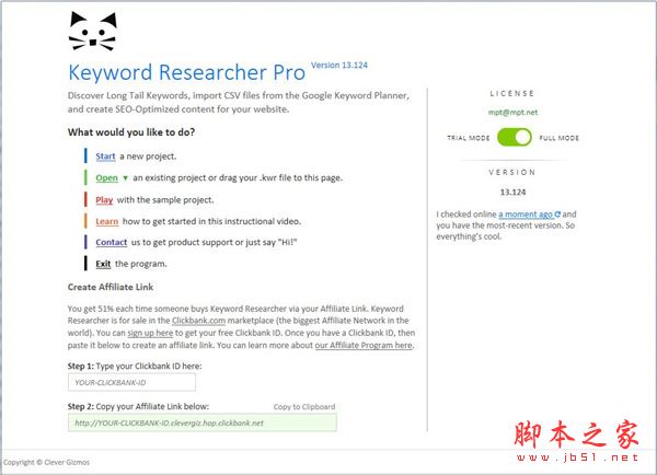 Keyword Researcher下载 Keyword Researcher Pro(长尾关键词挖掘) v13.124 附注册机 免费版