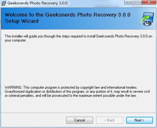 GeekSnerds Photo Recovery下载 照片恢复软件GeekSnerds Photo Recovery v3.0.0 特别免费版(附激活教程+补丁)