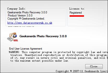 GeekSnerds Photo Recovery下载 照片恢复软件GeekSnerds Photo Recovery v3.0.0 特别免费版(附激活教程+补丁)