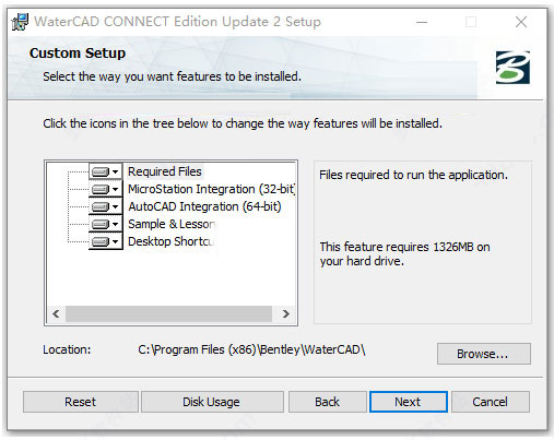 WaterCAD CONNECT Edition下载 Bentley WaterCAD CONNECT Edition Update 2 v10.02.02.06 特别免费版