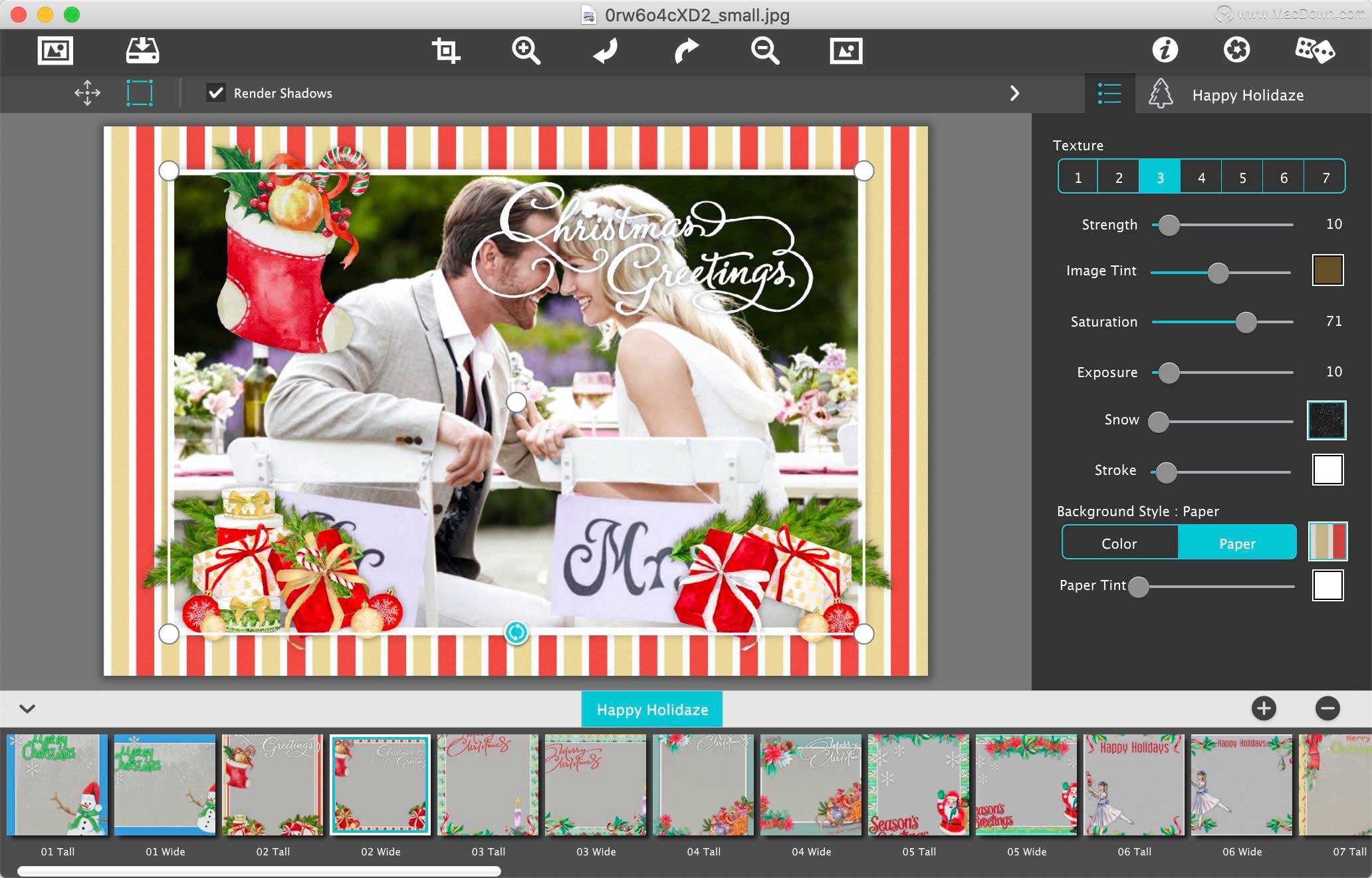 JixiPix Happy Holidaze Mac版下载 节日气氛特效工具 JixiPix Happy Holidaze for Mac V1.0.4 苹果电脑版