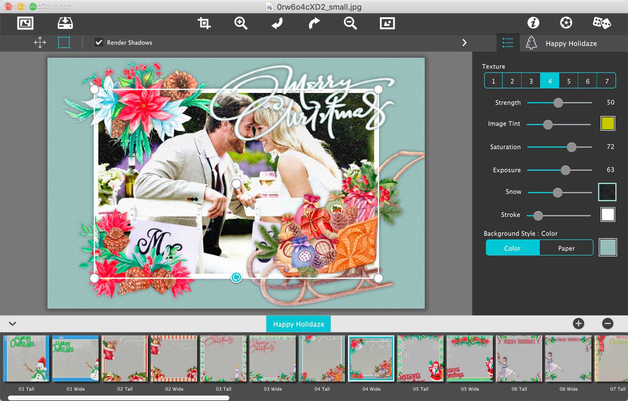 JixiPix Happy Holidaze Mac版下载 节日气氛特效工具 JixiPix Happy Holidaze for Mac V1.0.4 苹果电脑版