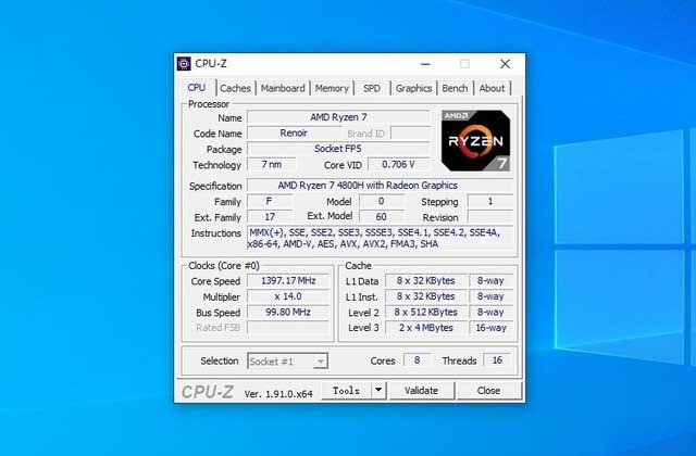 AMD Ryzen 7 4800H评测  