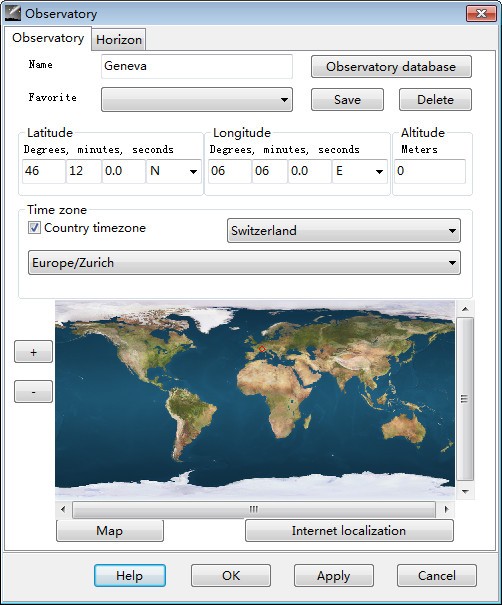 绘制天象图工具下载 SkyChart(绘制天象图软件) v4.2.1 免费绿色版 32位