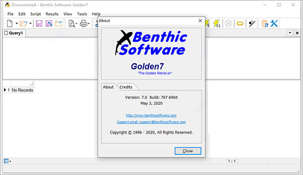 Golden7下载 Golden数据库管理工具Benthic Software Golden v7.0 官方安装版 32/64位