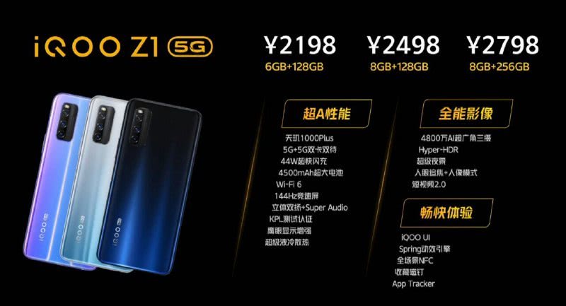 荣耀X10、iQOO Z1和红米10X哪款好 3款手机区别对比