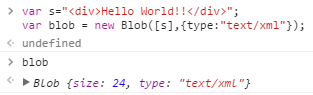 HTML5 Blob对象的具体使用