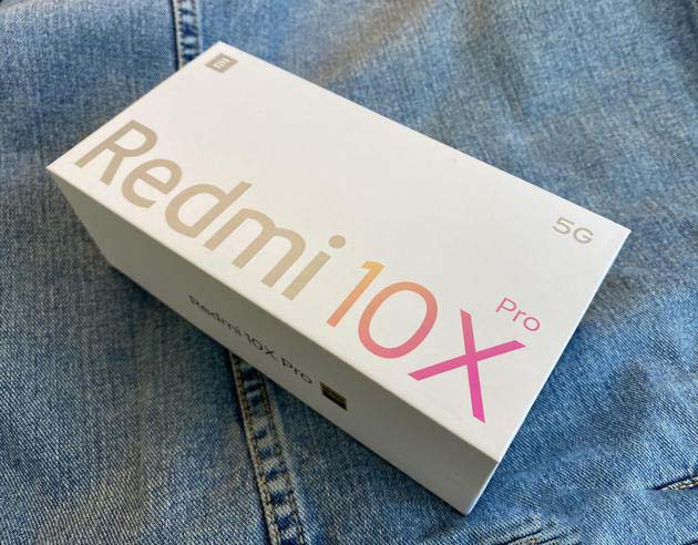 Redmi 10X Pro包装盒