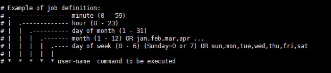 linux定时任务的一些相关操作汇总”
