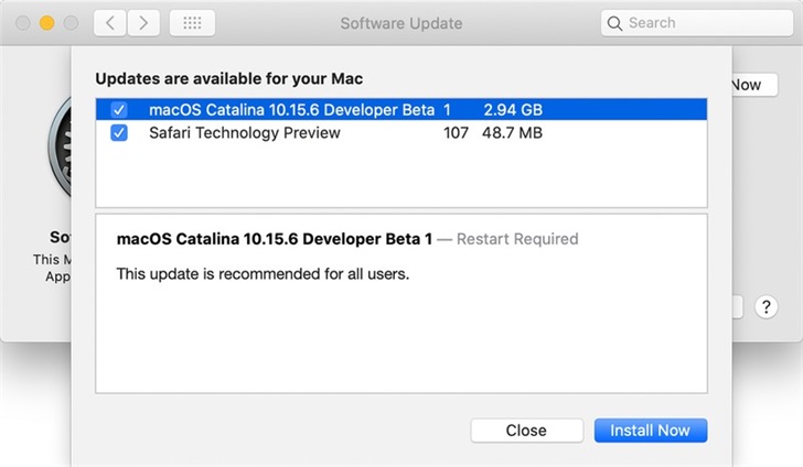 苹果macOS Catalina10.15.6更新了什么?