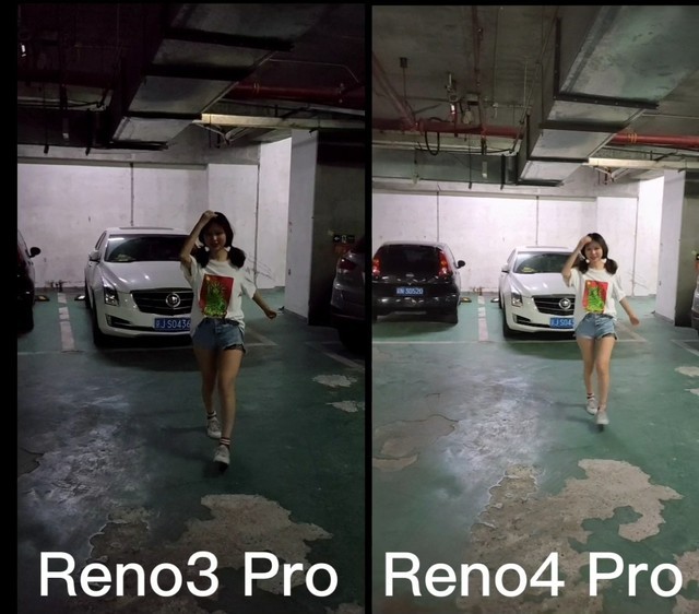 月光夜景视频算法优势几何?Reno4视频对比Reno3