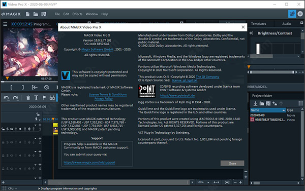 MAGIX Video Pro X12破解版