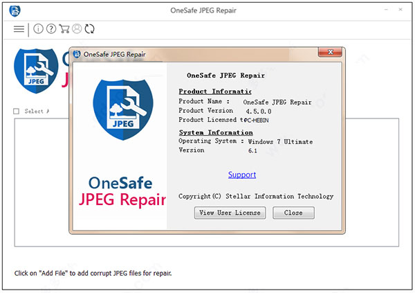 OneSafe JPEG Repair下载 OneSafe JPEG Repair(jpg图片修复软件) v4.5.0.0 安装免费版