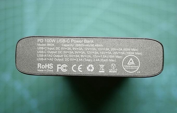 旅行全能充——迪奥科 26800mAh 100WPD充电宝