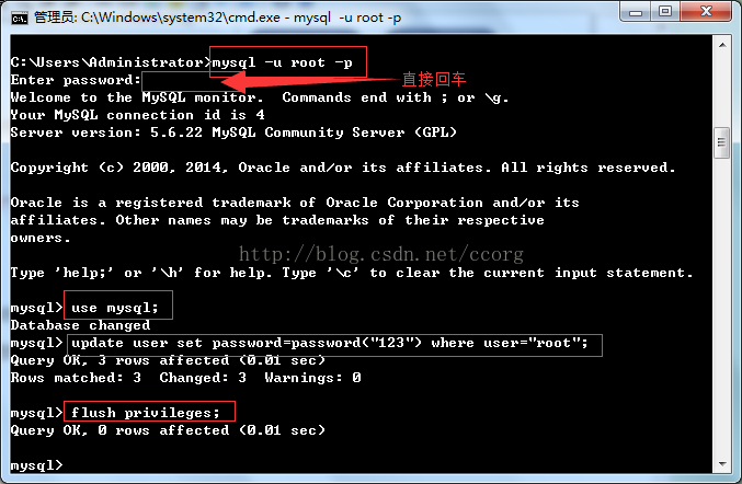 MYSQL ERROR 1045 (28000): Access denied for user (using password: YES)问题的解决