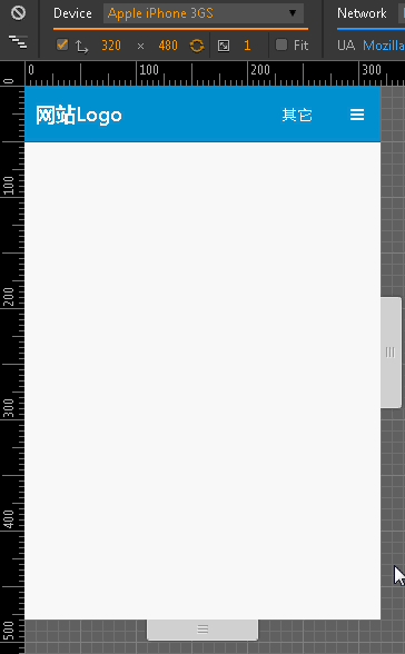AmazeUI 手机版页面的顶部导航条Header与侧边导航栏offCanvas的示例代码
