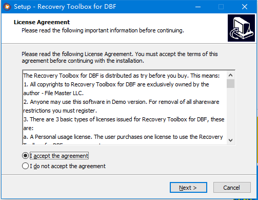 Recovery Toolbox for DBF(DBF修复工具)