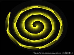 Canvas波浪花环的示例代码