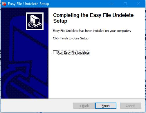 文件恢复软件下载 Easy File Undelete(文件恢复工具) v3.0 免费安装版