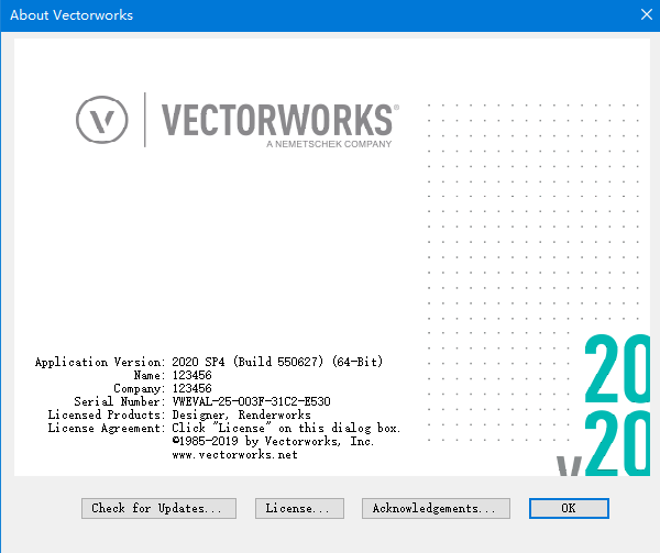 Vectorworks 2020 SP4破解版