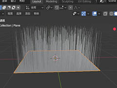 blender怎么建模长短不一的头发? blender粒子长度随机的技巧