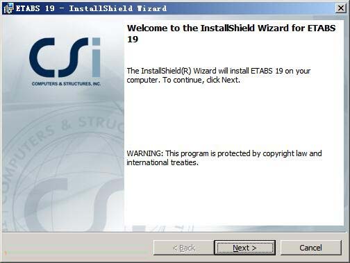 CSI ETABS v19.0.0免费版 附安装教程