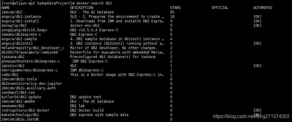 docker-compose安装db2数据库操作