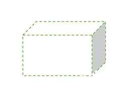 WPS怎么画一个虚线边框的立方体?