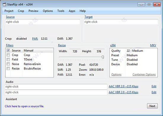 StaxRip下载 StaxRip(视频格式转换) v2.4.0 官方安装版  64位 下载-