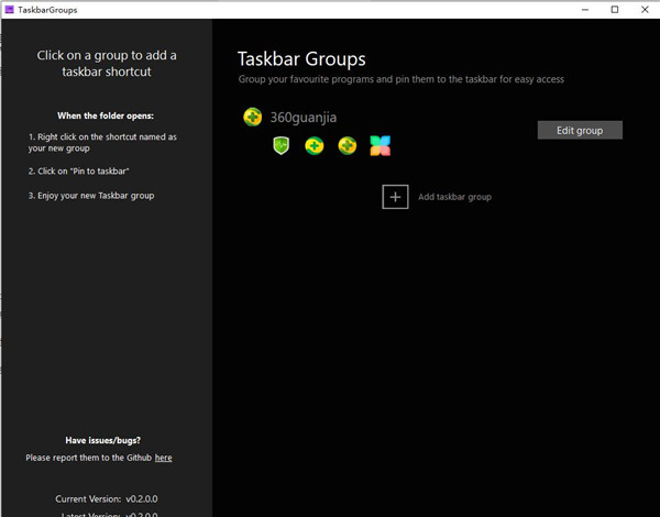 Taskbar Groups下载 Taskbar Groups(任务栏图标分组软件) v0.2 免装版